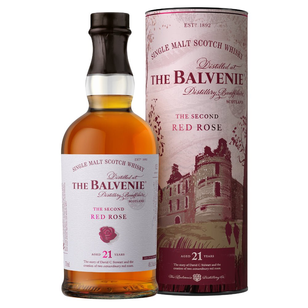 The Balvenie 21 Year Old The Second Red Rose Scotch The Balvenie   