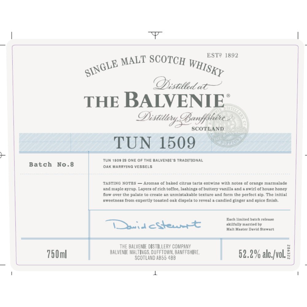 The Balvenie Tun 1509 Batch 8 Scotch The Balvenie   