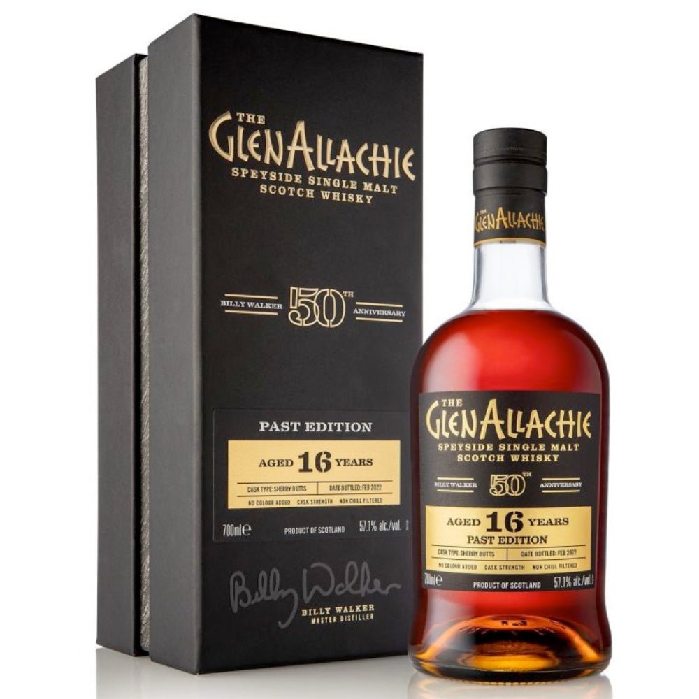 The GlenAllachie Billy Walker 50th Anniversary Past Edition Scotch GlenAllachie   