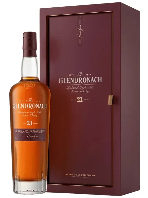 The GlenDronach 21 Year Highland Single Malt Scotch Whisky Sherry Cask Matured - BuyMyLiquor