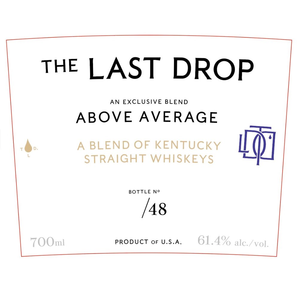 The Last Drop Above Average Blended Whiskey Blended Whiskey The Last Drop Distillers   