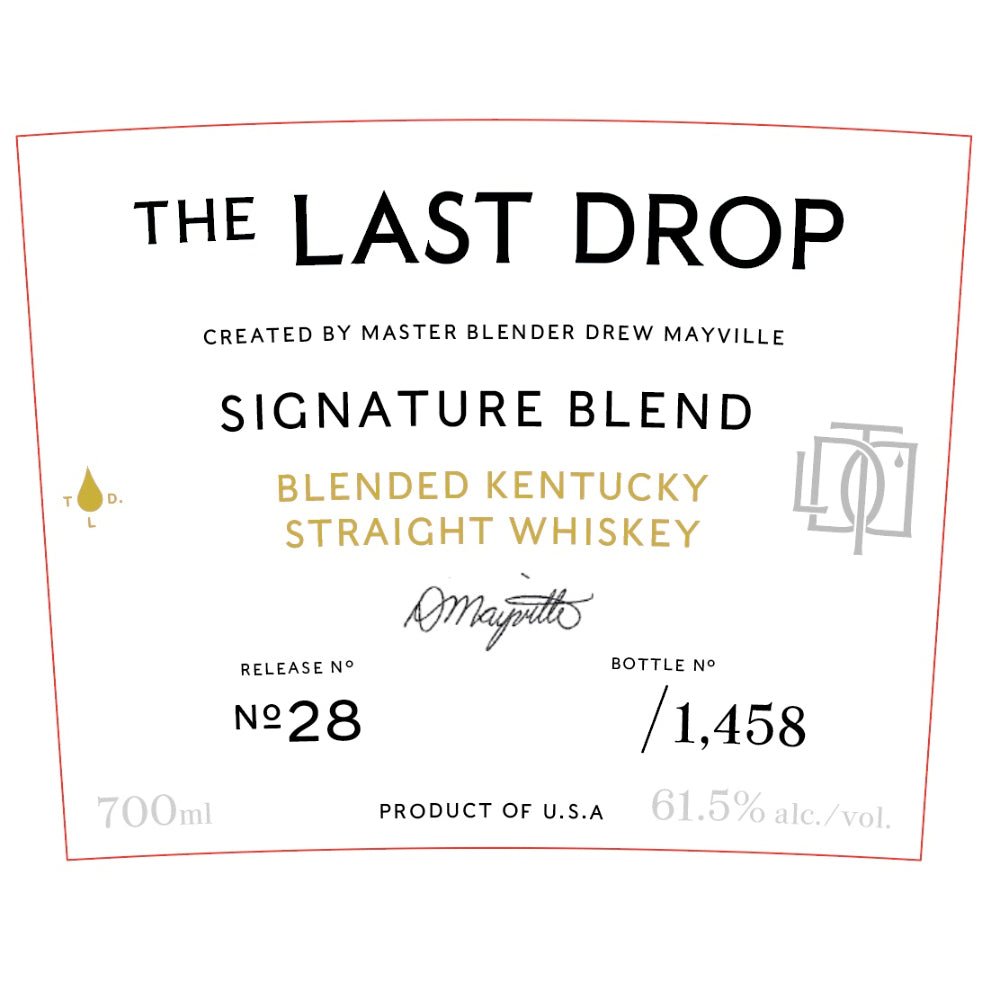 The Last Drop Signature Blend Blended Kentucky Straight Whiskey Blended Whiskey The Last Drop Distillers   