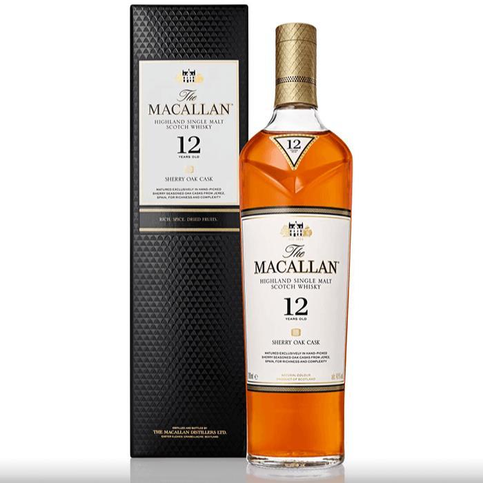 The Macallan 12 Year Old Sherry Oak Scotch The Macallan   
