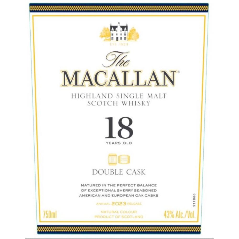 The Macallan 18 Year Old Double Cask 2023 Release Scotch The Macallan   