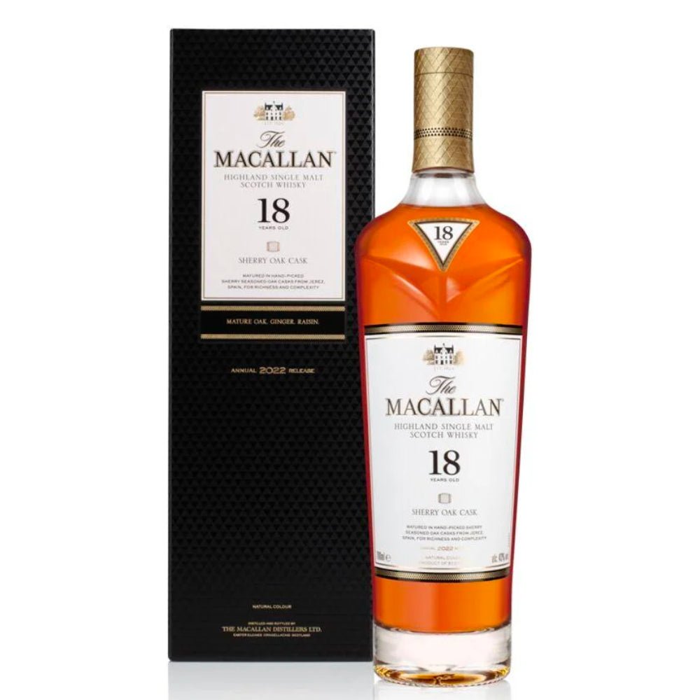 The Macallan 18 Year Old Sherry Oak 2022 Release Scotch The Macallan   