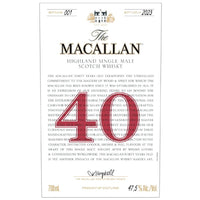 Thumbnail for The Macallan 40 Year Old 2023 Edition Scotch The Macallan   