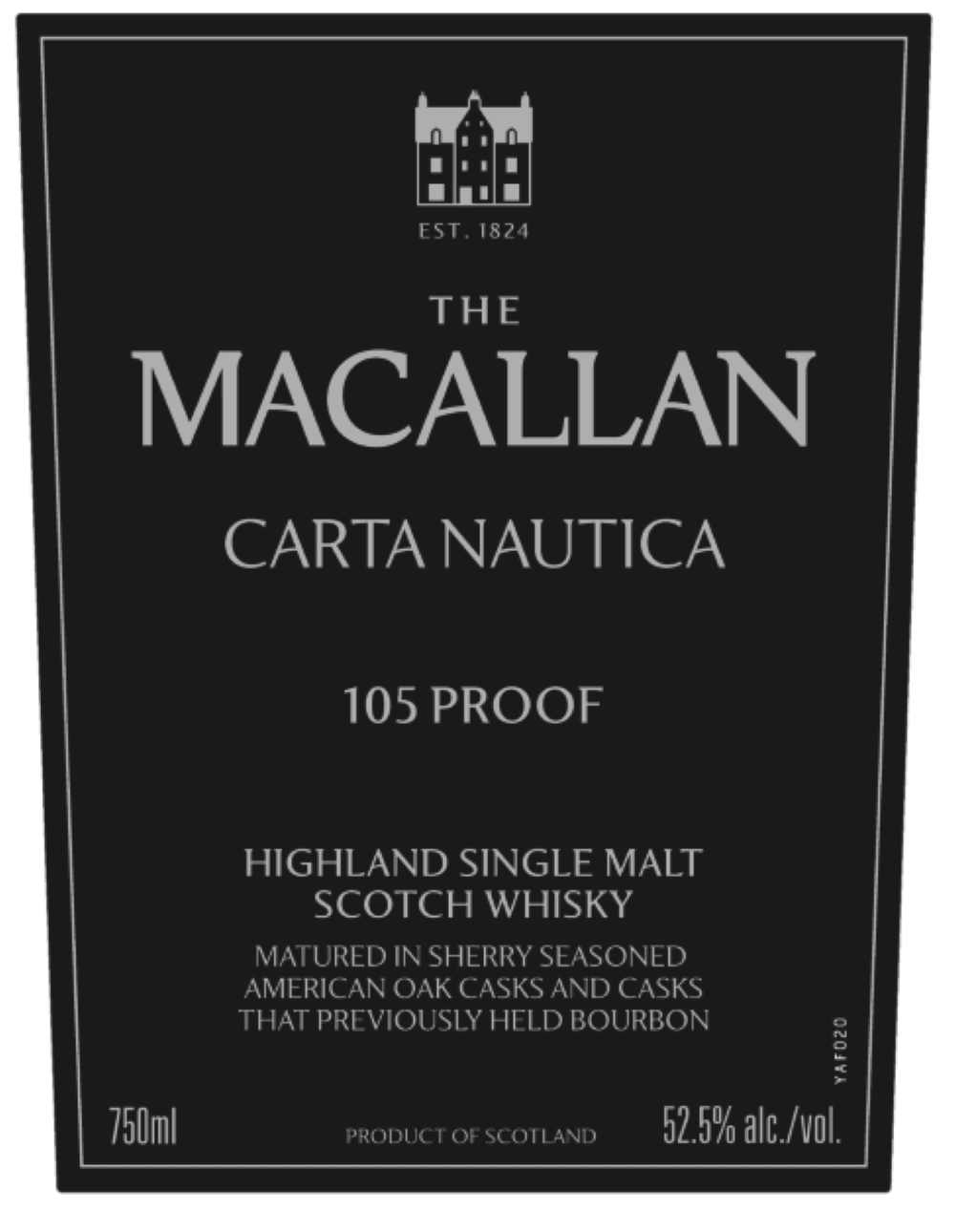 The Macallan Carta Nautica 105 Proof Highland Single Malt Scotch Whisky - BuyMyLiquor