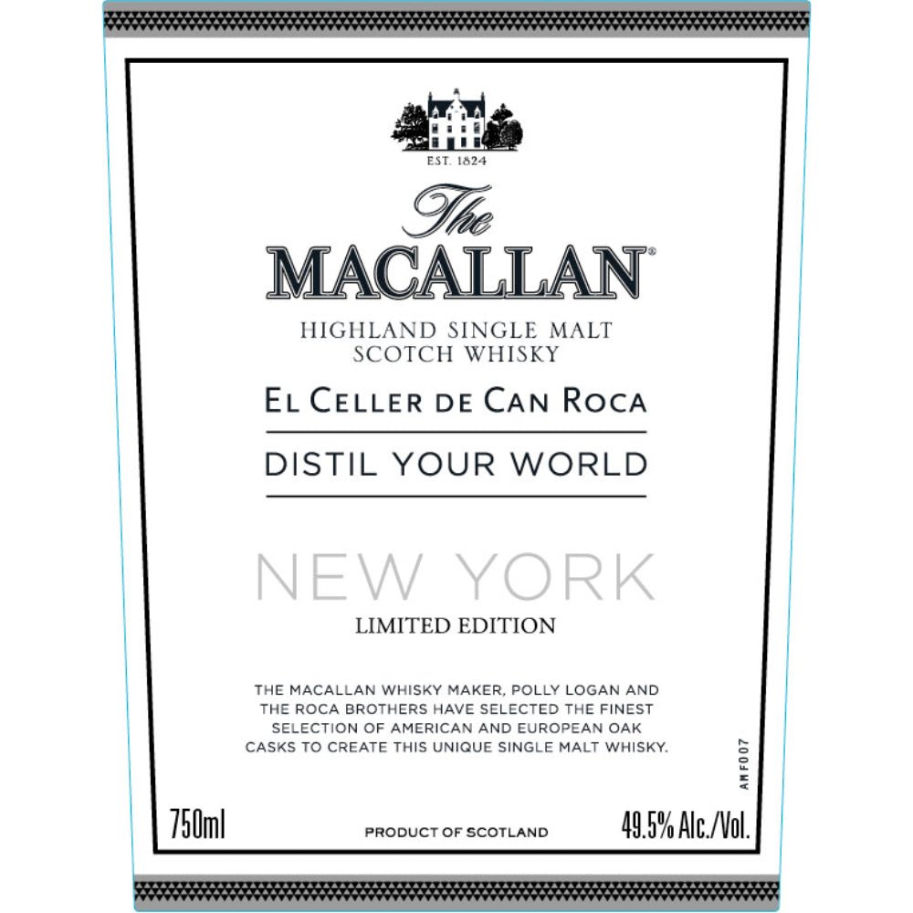 The Macallan Distil Your World New York Edition Scotch The Macallan   