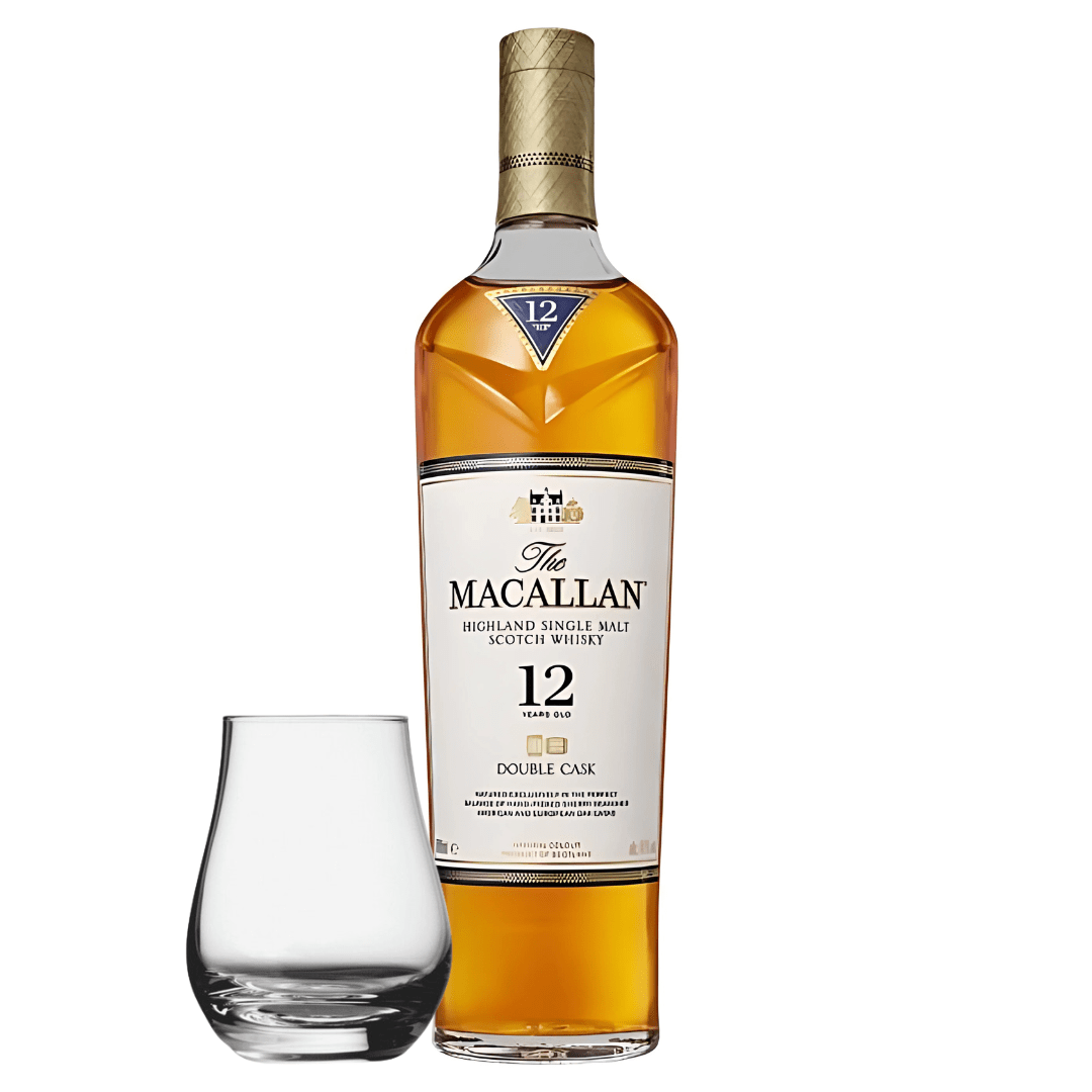 The Macallan Double Cask 12 Years Old with Spey Dram Glass - BuyMyLiquor