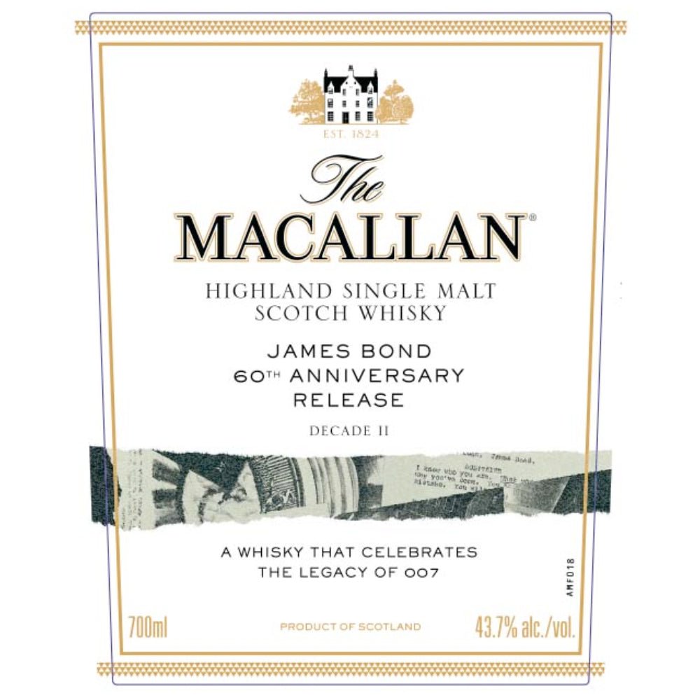 The Macallan James Bond 60th Anniversary Release Decade II Scotch The Macallan   