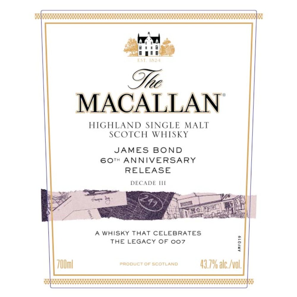 The Macallan James Bond 60th Anniversary Release Decade III Scotch The Macallan   