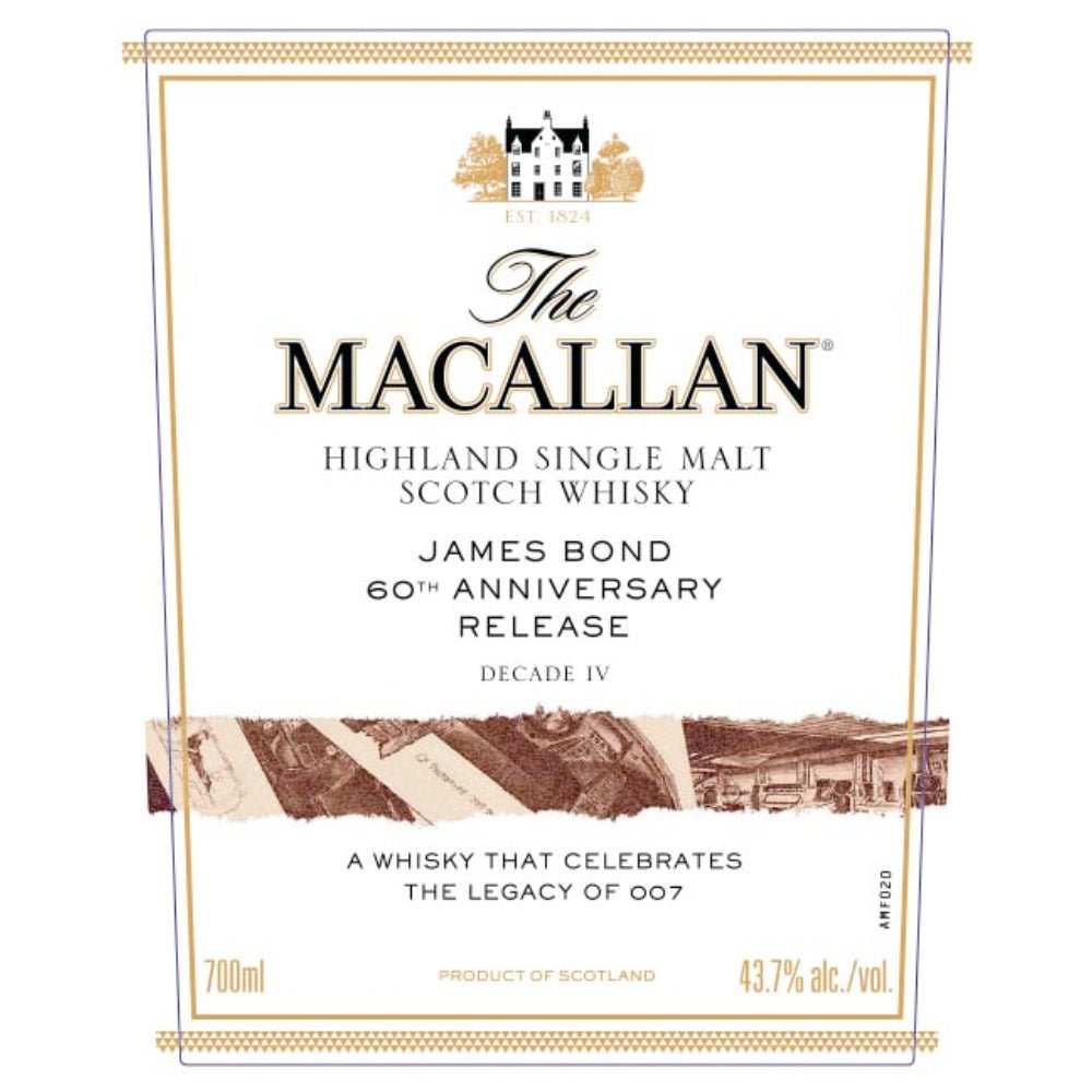 The Macallan James Bond 60th Anniversary Release Decade IV Scotch The Macallan   