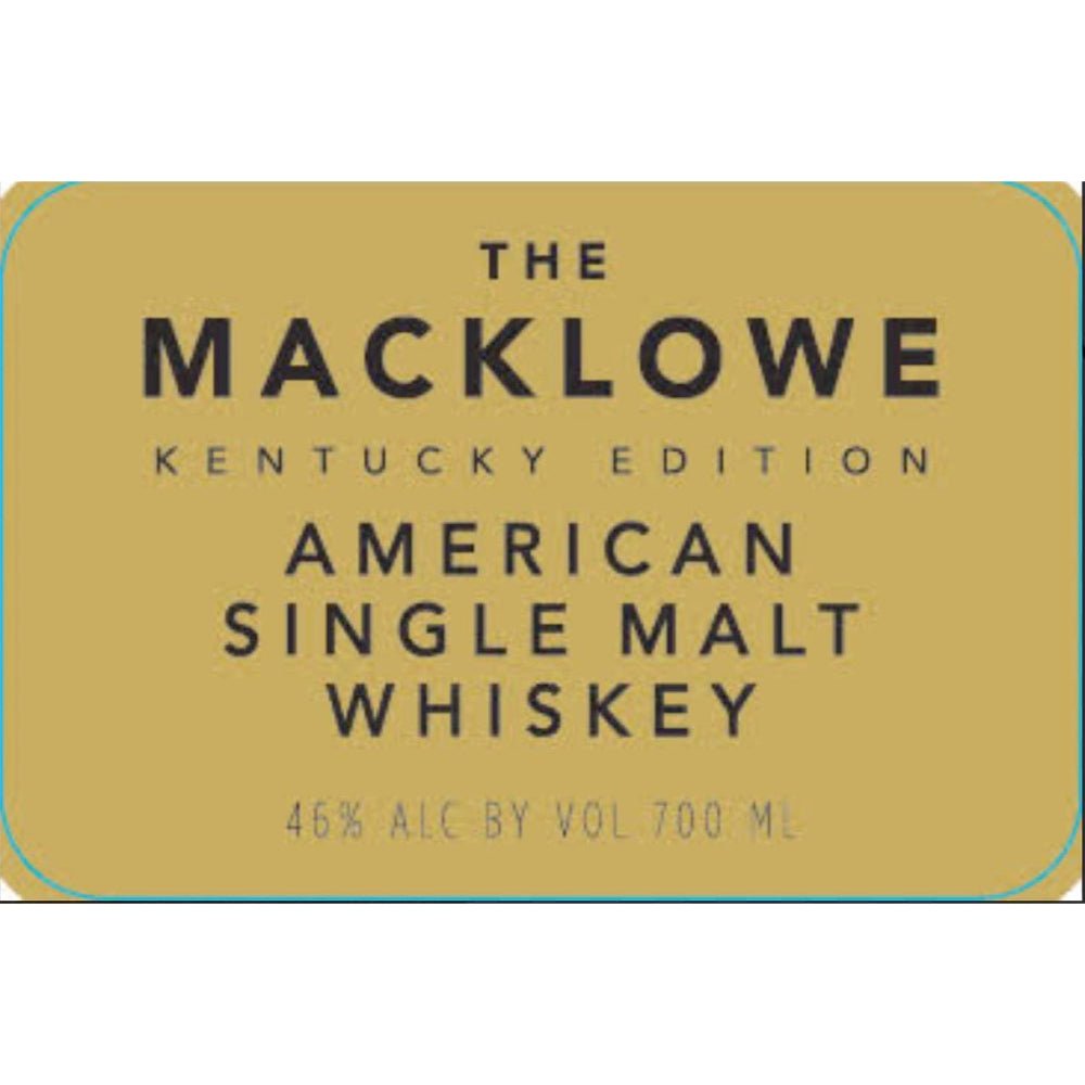 The Macklowe Kentucky Edition American Single Malt Whiskey Single Malt Whiskey Macklowe Spirits   