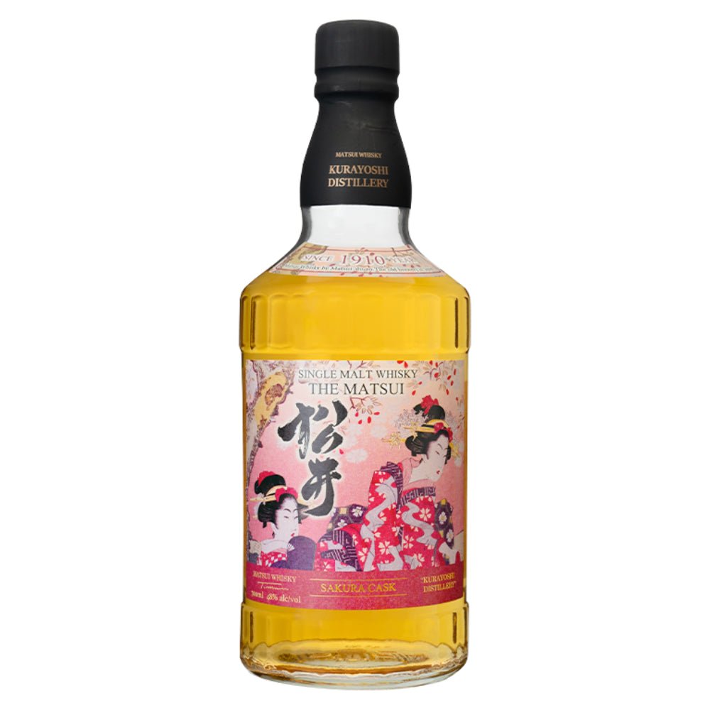 The Matsui Sakura Cask Single Malt Japanese Whisky Japanese Whisky Kurayoshi Distillery   