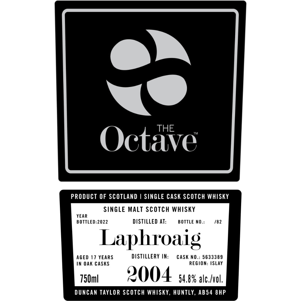The Octave Laphroaig 2004 17 Year Old Scotch Duncan Taylor   