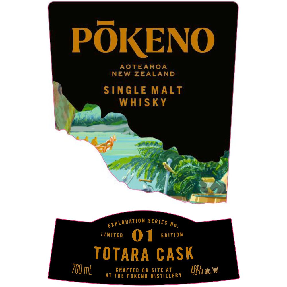 The Pokeno Exploration Series No. 01 Totara Cask Single Malt Whiskey Pōkeno Whisky   