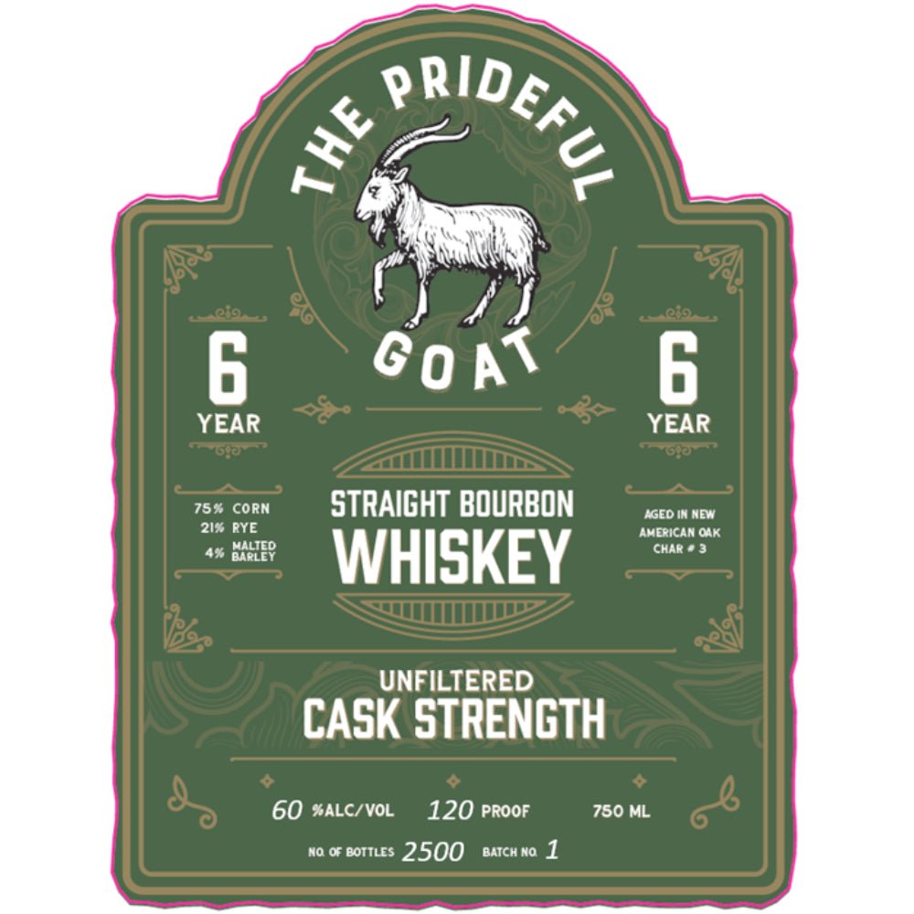 The Prideful Goat 6 Year Old Cask Strength Bourbon Batch 1 Bourbon The Prideful Goat   