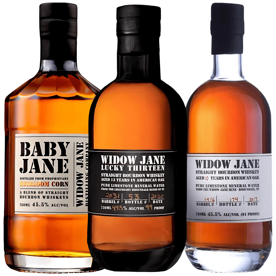 The Widow Jane Heritage Bundle: Rare & Aged Bourbon Trio Widow Jane