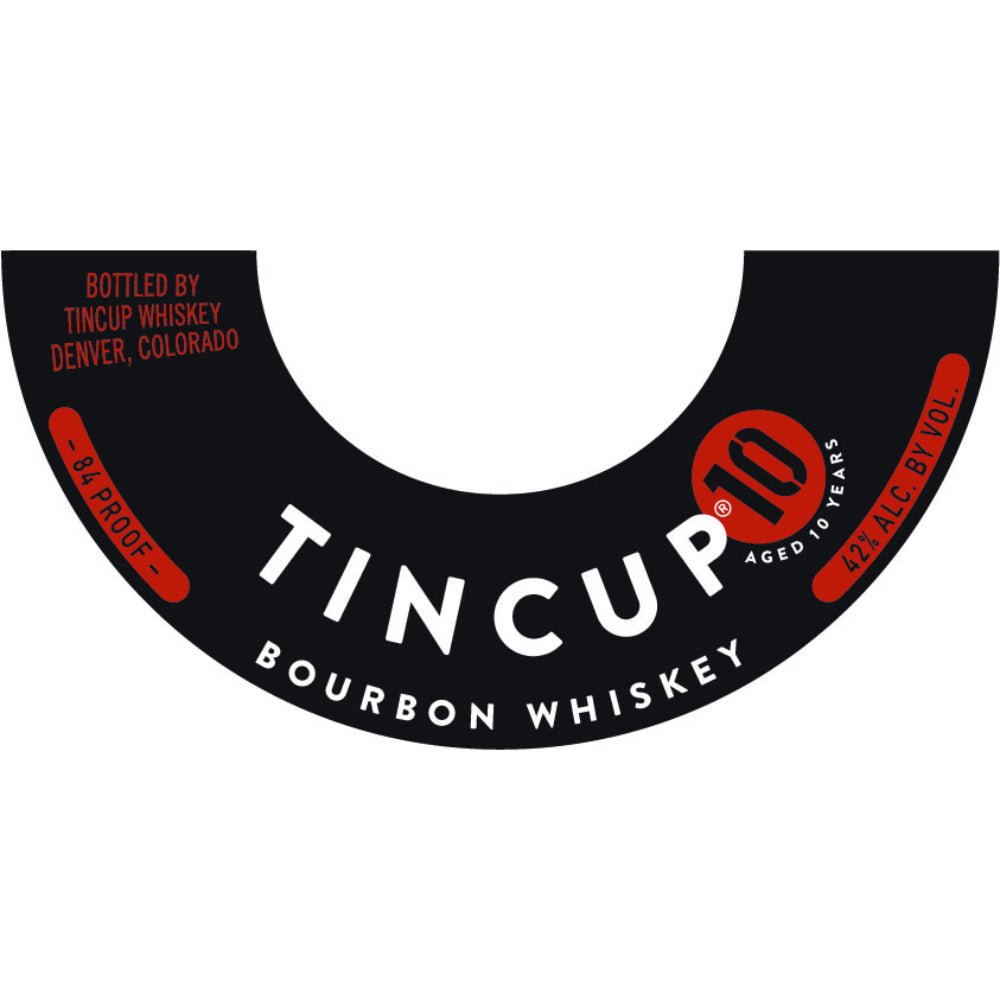 Tincup 10 Year Old Bourbon Whiskey American Whiskey Tincup Whiskey   