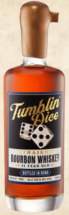 Tumblin’ Dice Straight Bourbon Whiskey 11 Year Old Bottled in Bond - Main Street Liquor