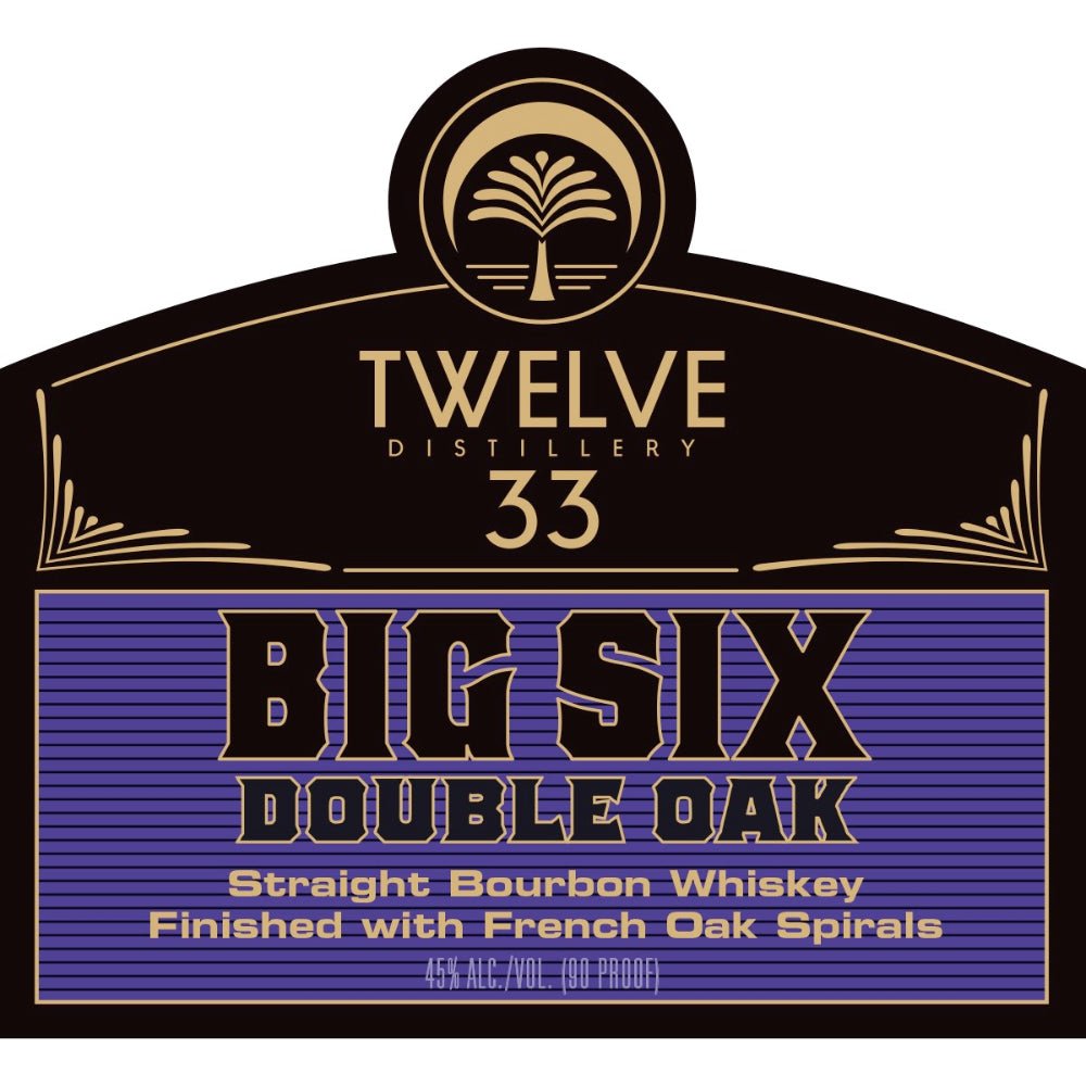 Twelve 33 Big Six Double Oak Straight Bourbon Bourbon Twelve 33 Distillery   