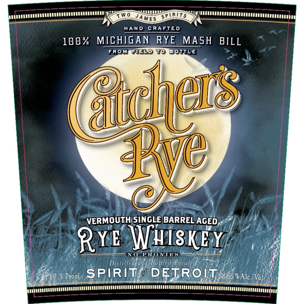 Two James Catcher’s Rye Vermouth Barrel Aged Whiskey Two James Spirits   