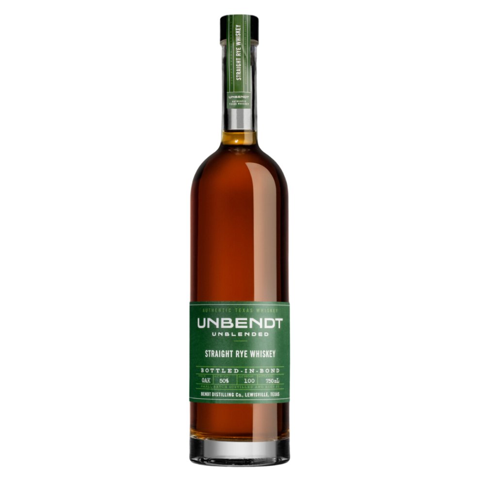 UNBendt Straight Rye Whiskey Bottled-in-Bond Rye Whiskey BENDT Distilling   