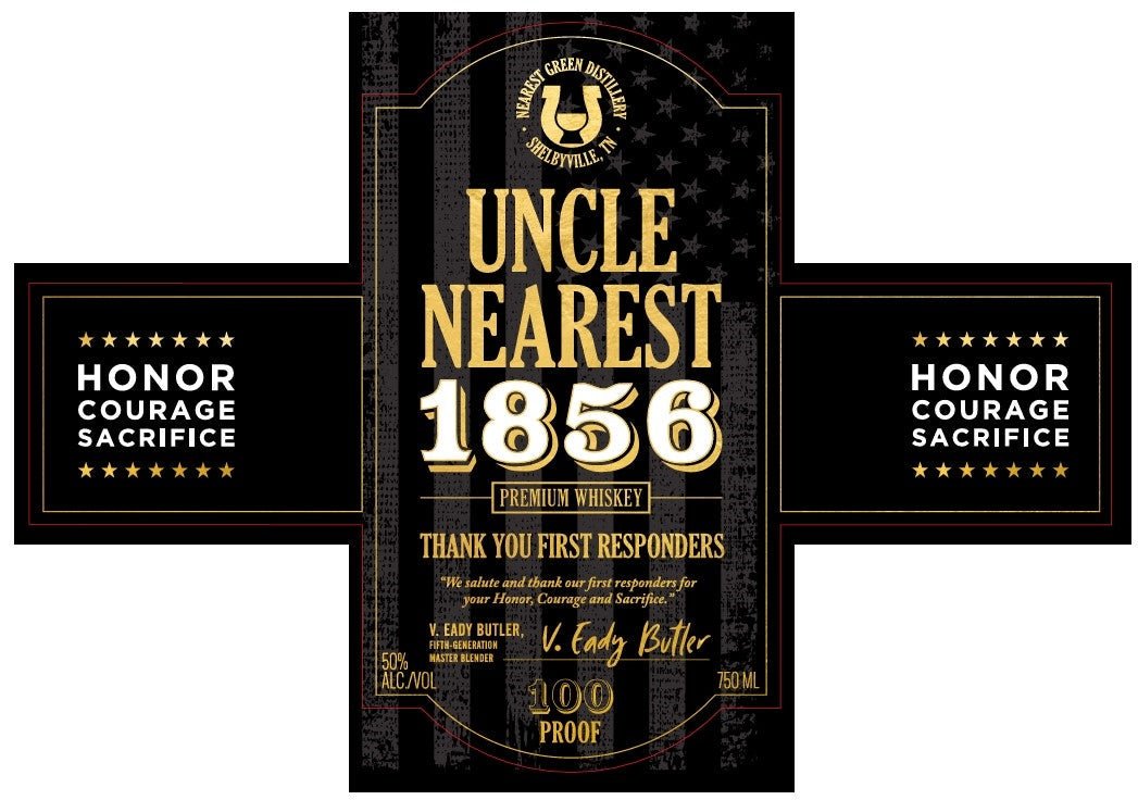 Uncle Nearest 1856 Premium Whiskey First Responders Edition Uncle Nearest