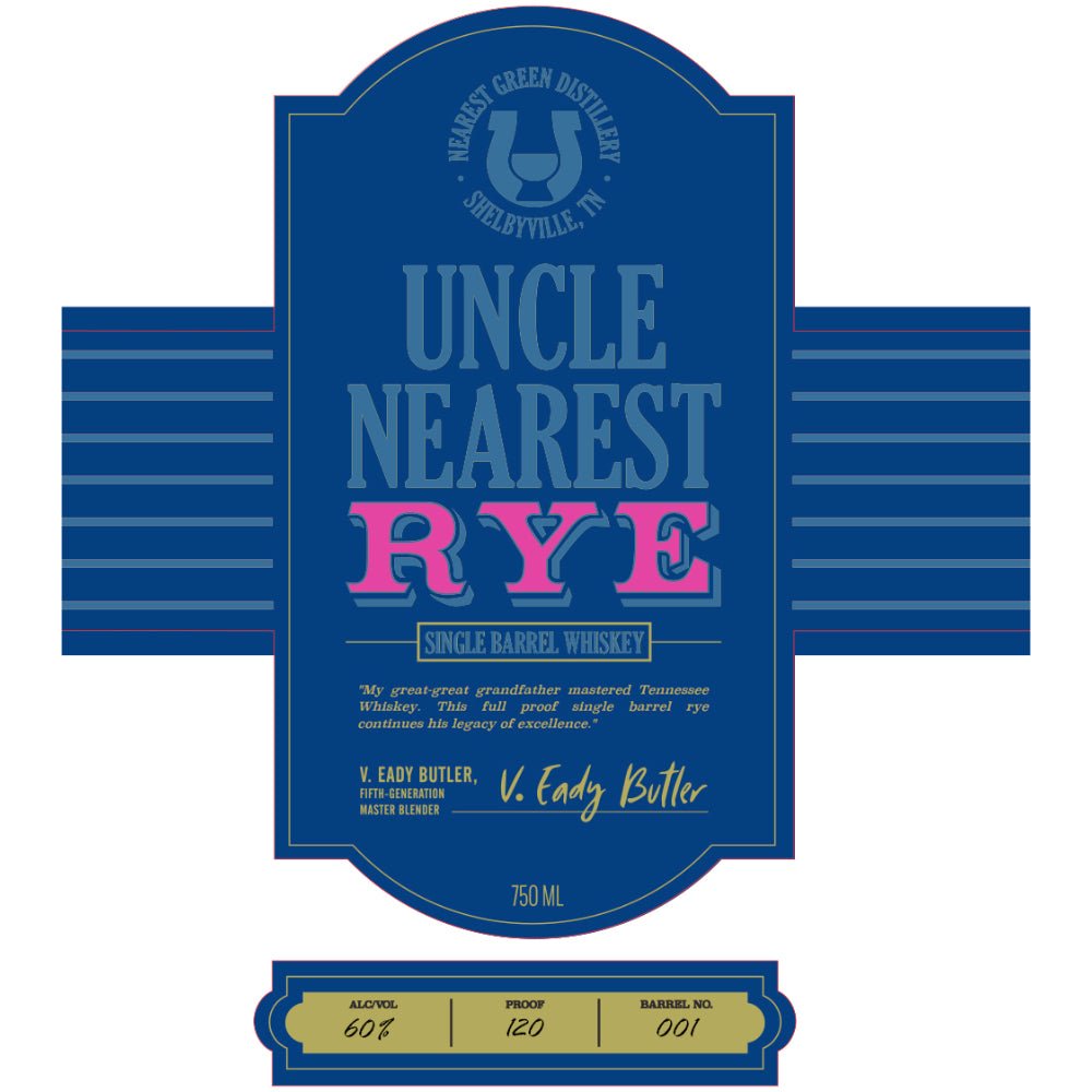 Uncle Nearest Full Proof Single Barrel Rye Whiskey Rye Whiskey Uncle Nearest   