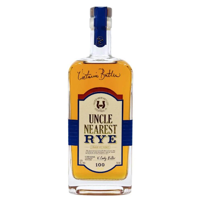 Uncle Nearest Straight Rye Whiskey Signed by Victoria Eady Butler ...