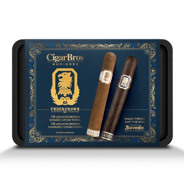 Undercrown 20 Premium Cigars Set + Personal Humidor by CigarBros  CigarBros   
