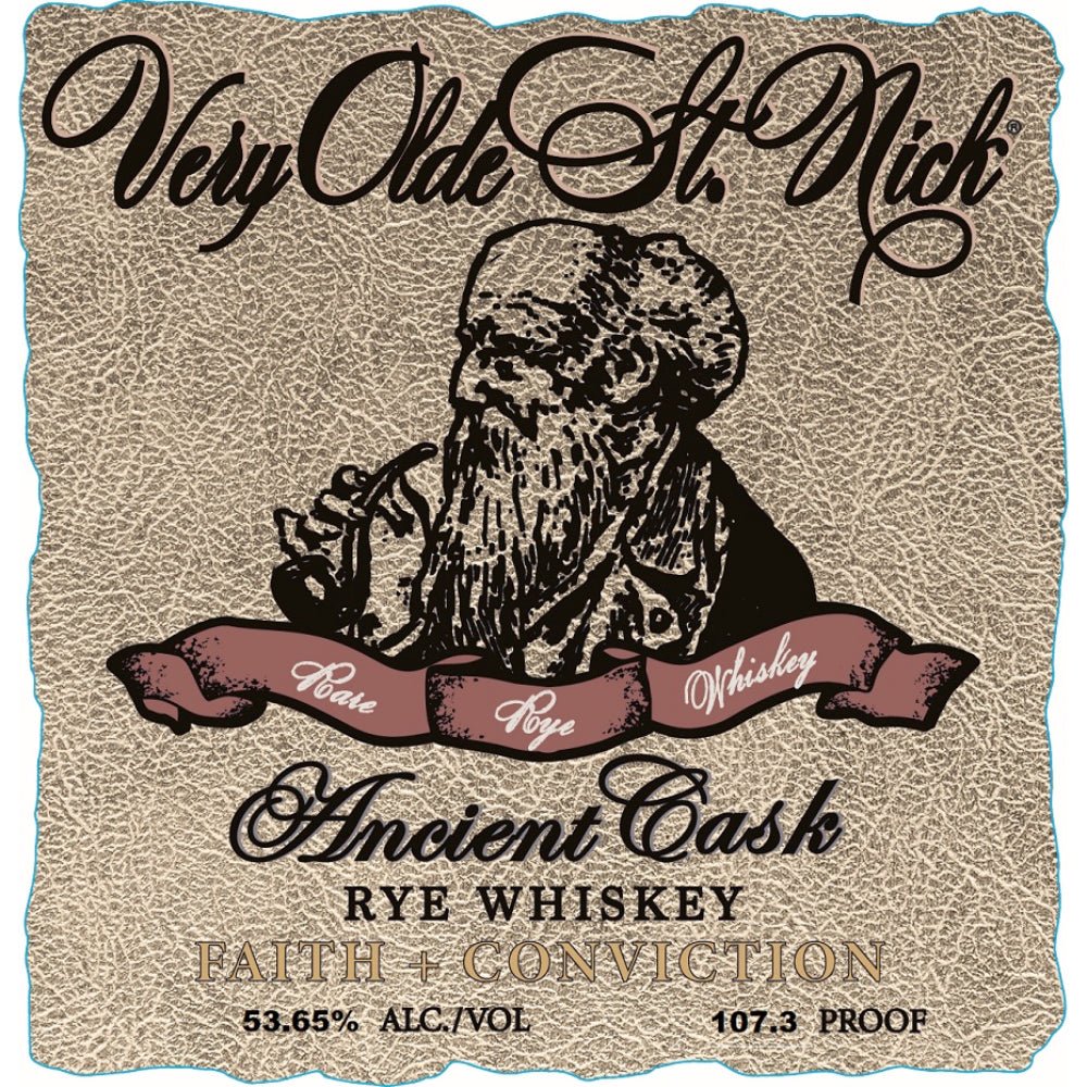 Very Olde St. Nick Ancient Cask Faith and Conviction Rye Rye Whiskey Olde St. Nick   
