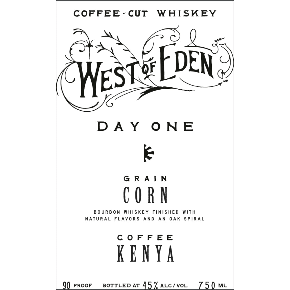 West Of Eden Whiskey Day One American Whiskey West of Eden   