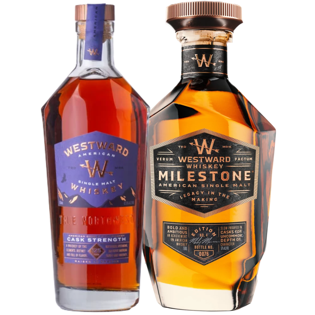Westward Milestone Edition No. 4 & Cask Strength American Single Malt Whiskey Bundle (Pre-Order) - BuyMyLiquor
