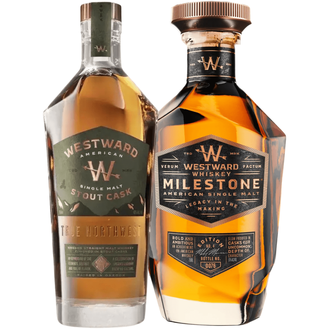 Westward Milestone Edition No. 4 & Stout Cask American Single Malt Whiskey Bundle (Pre-Order) - BuyMyLiquor