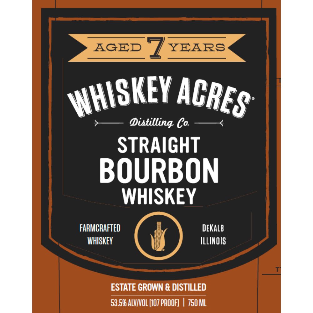 Whiskey Acres 7 Year Old Straight Bourbon Bourbon Whiskey Acres Distilling   