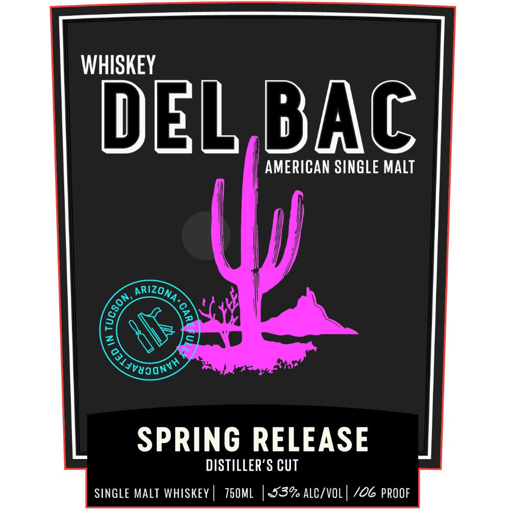 Whiskey Del Bac American Single Malt Spring 2023 Distiller’s Cut Single Malt Whiskey Whiskey Del Bac   