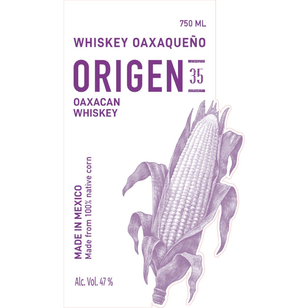 Whiskey Origen 35 Cristalino Mexican Whiskey Origen 35   