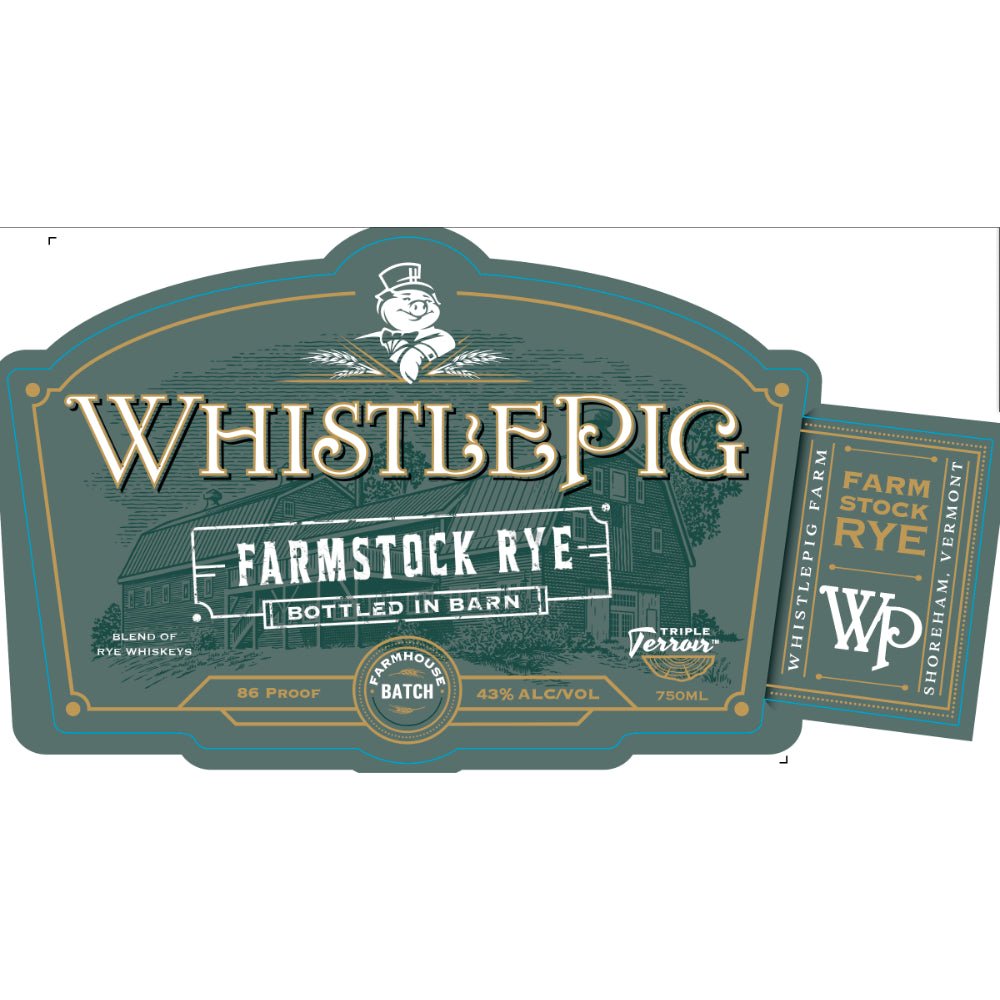 WhistlePig Farmstock Rye Bottled in Barn Rye Whiskey WhistlePig   
