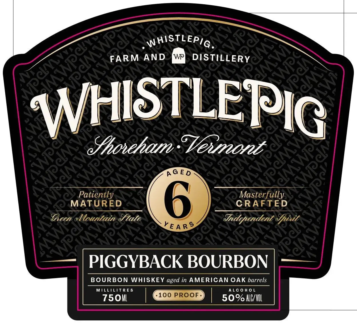 WhistlePig PiggyBack Bourbon 6 Year 100 Proof 750mL - Main Street Liquor