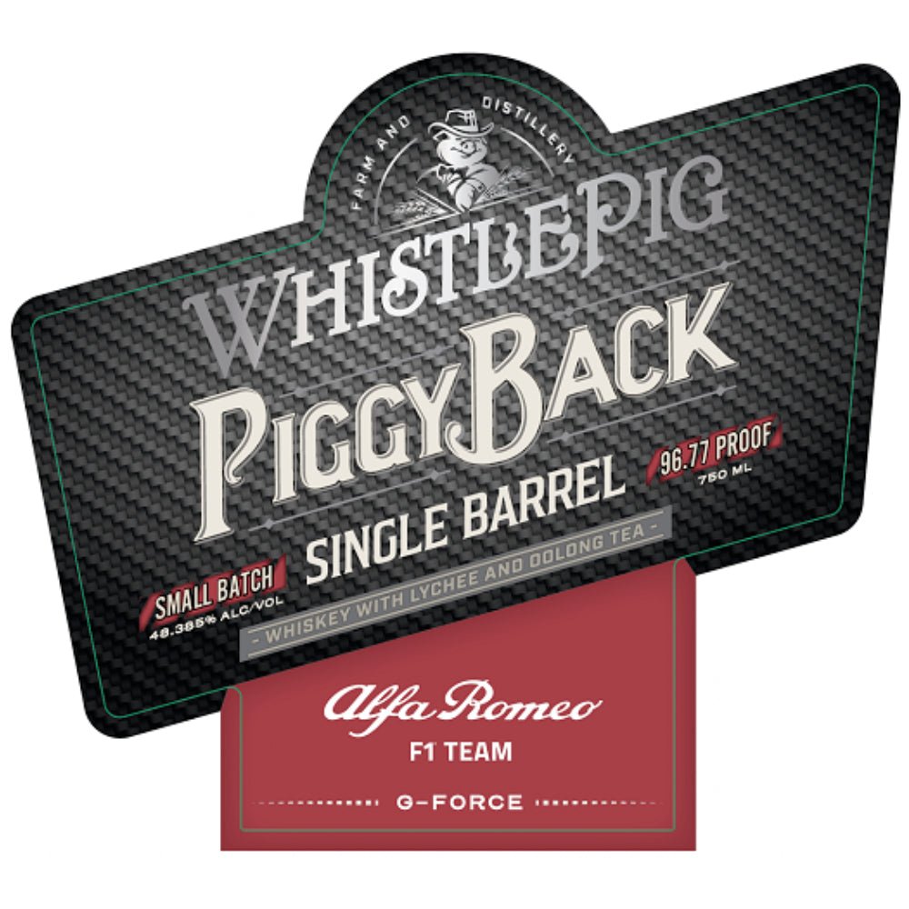 WhistlePig PiggyBack Legend Series: Alfa Romeo F1 Team Stake Barrel Whiskey WhistlePig   