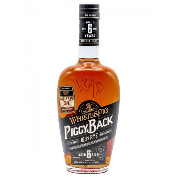 希少 ウィスキー Bagpiper 42.8% WhistlePig PiggyBack Legends Series: Big Papi - BuyMyLiquor