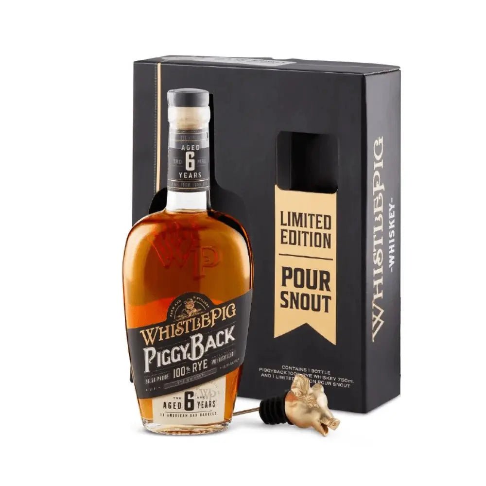 WhistlePig PiggyBack Pig Pour Kit - Pigstop 6 Year Rye Whiskey - BuyMyLiquor