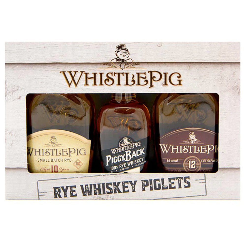 Whistlepig "Rye Whiskey Piglets" Flight Gift Set Rye Whiskey WhistlePig   