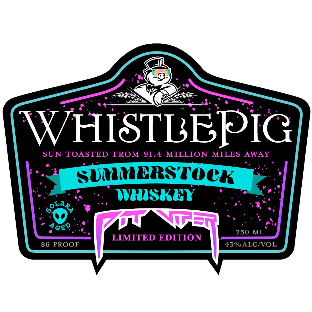 WhistlePig Summerstock Pit Viper Solara Aged Whiskey Limited Edition American Whiskey WhistlePig   