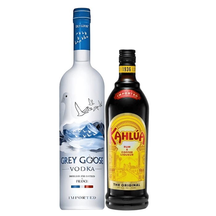 White Russian Cocktail Kit: Grey Goose Vodka & Kahlúa Original ...