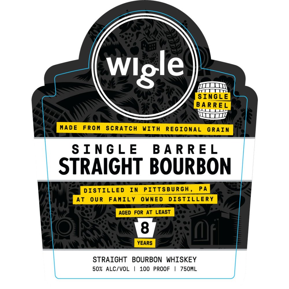 Wigle 8 Year Old Single Barrel Straight Bourbon Bourbon Wigle Whiskey   