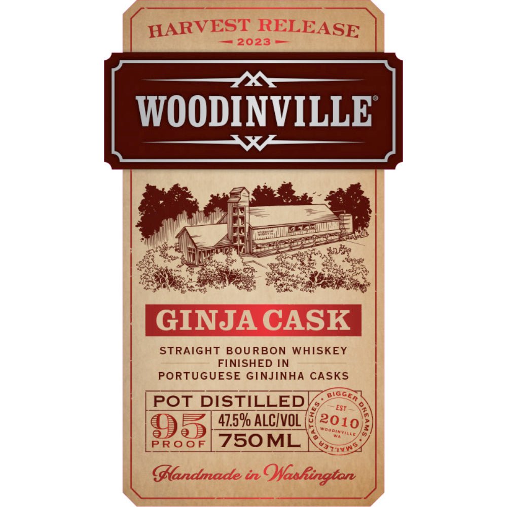 Woodinville Ginja Cask Pot Distilled Bourbon Bourbon Woodinville   