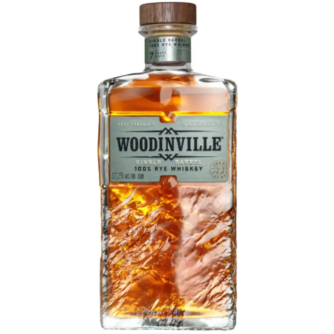 Woodinville Single Barrel 100% Rye Whiskey Aged 7 Years 700mL