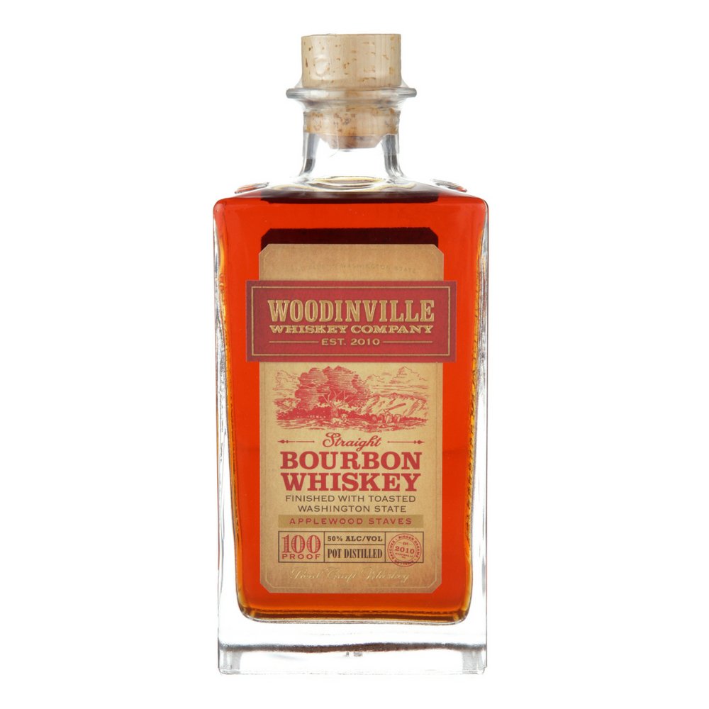 Woodinville Straight Bourbon Finished With Toasted Applewood Staves Bourbon Woodinville   